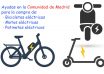 Ayudas compra bicicleta electrica, moto electrica y patinete electrico Comunidad de Madrid